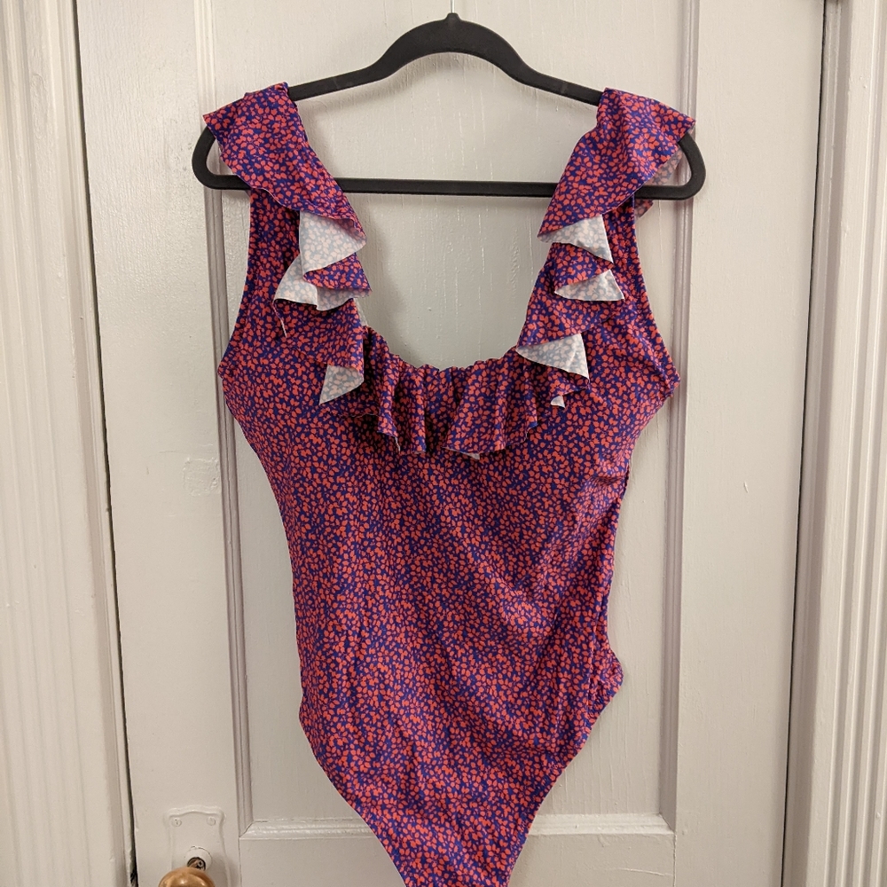 J.Crew Liberty floral swimsuit